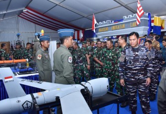 Dua UAV Andalan Skuadron Udara 700 Wing Udara 2 Puspenerbal Dipamerkan di TNI FAIR 2024
