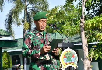 Kodim 0802/Ponorogo Gelar Upacara Bendera 17 Oktober 2024