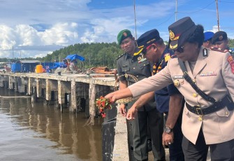 Kodim 1710/Mimika Gelar Upacara Ziarah Rombongan 