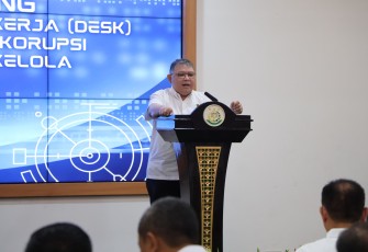 Jaksa Agung Muda Bidang Perdata dan Tata Usaha Negara (JAM DATUN) menggelar Rapat Koordinasi Desk Pencegahan Korupsi dan Perbaikan Tata Kelola pada Senin 23 Desember 2024 di Aula Sasana Pradata