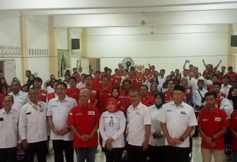 Sarasehan relawan PMI di Politeknik Bina Transfusi Darah (Polbitrada) Semarang, Jumat (27/12/2024) malam