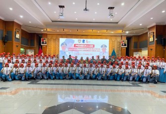 Aspers Danlantamal V Hadiri Pemusatan Diklat Calon Paskibraka Surabaya 2024