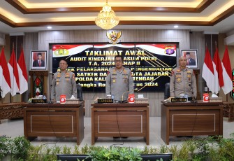Kapolda Kalteng Pimpin Taklimat Awal Audit Kinerja Itwasum Polri Tahap II Tahun 2024
