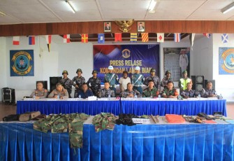 Personel TNI AL Berhasil Amankan Terduga Anggota TPNPB di Pulau Mapia 