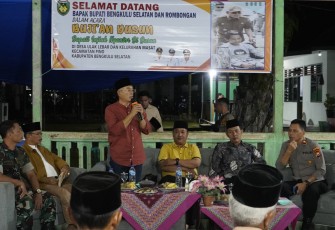 Bupati Gusnan Mulyadi Gelar Bujik’an Dusun di Desa Ulak Lebar dan Kelurahan Masat 
