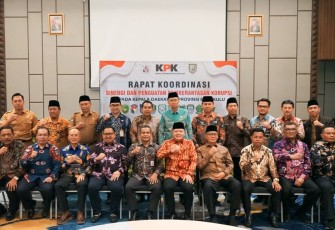Bupati Gusnan Mulyadi Hadiri Rakor Penguatan Pemberantasan Korupsi 
