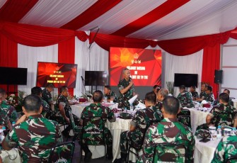 Kasum TNI Pimpin Rapat Kesiapan Acara Puncak HUT Ke-79 TNI