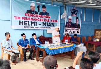 Helmi-Mian Kukuhkan Korcam dan Kordes di Kabupaten Kaur