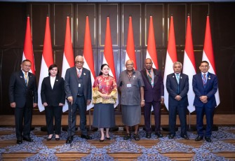 Ketua DPR RI Puan Maharani mengikuti acara dialog parlementer bersama negara-negara dengan rumpun Melanesia yang tergabung pada organisasi Melanesian Spearhead Group