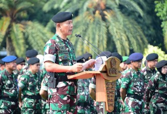 Kasum TNI Pimpin Upacara Penyambutan Satgas Kizi TNI Kontingen Garuda XXXVII-J MINUSCA