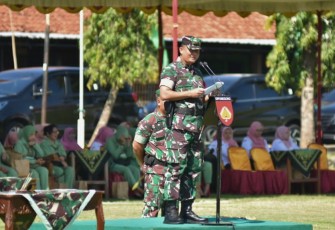 Dandim 0727 Karanganyar Tutup Kegiatan TMMD Sengkuyung Tahap I di Desa Kalijirak Tasikmadu 