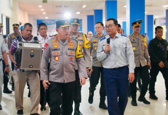 Kapolri Cek Kesiapan Terminal Tirtonadi 