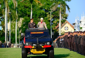 Polda Bengkulu Gelar Upacara Peringatan HUT Bhayangkara Ke-78
