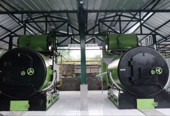 Dua insinerator di TPS Merdeka 1, Kecamatan Sukmajaya Kota Depok 