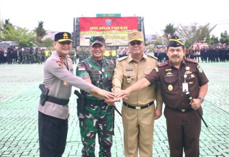 Pangdam XII/Tpr Pimpin Apel Gelar Pasukan PAM VVIP