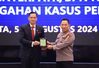 olri dan Menteri ATR/BPN Perkuat Sinergitas Pemberantasan Mafia Tanah