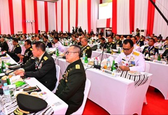Kepala Staf Kolinlamil saat Hadiri Rapim TNI-POLRI Tahun 2024