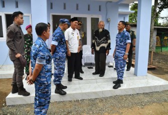 Aspotdirga Kasau Berikan Bantuan Rumah Layak Huni di Transkimau Lampung