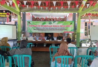 Babinsa Desa Klumutan Hadiri Pembinaan POKJA Desa Sehat 