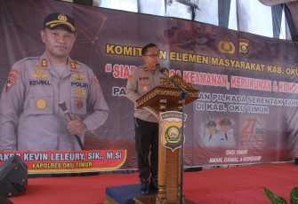 Kapolres OKU Timur Kunjungi Polsek Belitang Tiga