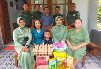 Debzibang 1/Sintang Laksanakan Anjangsana ke Panti Asuhan Jemelak Sintang 