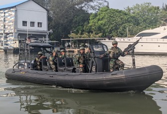 Unsur Satgasla Amankan Wilayah Laut Jelang Pelantikan Presiden dan Wakil Presiden RI 