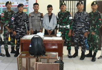 TNI AL dan Tim Gabungan Gagalkan Peredaran Sabu Seberat 2,44 Kg dan 201 Butir Ekstasi dari Malaysia 