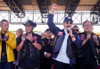  Ketua MPR RI ke-16 sekaligus Wakil Ketua Umum Partai Golkar dan Ketua Umum Ikatan Motor Indonesia (IMI) Bambang Soesatyo mengapresiasi perjalanan 36 tahun Bikers Brotherhood MC Indonesia