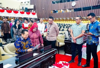 Ketua MPR RI ke-16 sekaligus Wakil Ketua Umum Partai Golkar Bambang Soesatyo 