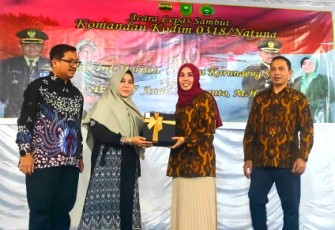 Sekda Natuna saat Hadiri Pisah dan Sambut Komandan Kodim 0318/Natuna