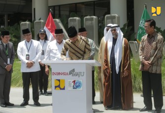 Presiden Jokowi saat Resmikan Gedung Kampus Universitas Nahdlatul Ulama di Gamping, Sleman, DI Yogyakarta (DIY), Rabu (31/01/2024).