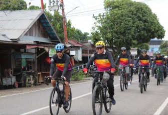 Dandim 1008/Tabalong saat Gowes