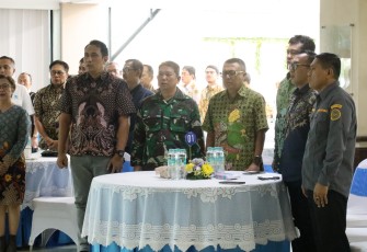 Asops Danlantamal V Hadiri Grand Launcing Layanan Fumigasi dan Pemeriksaan Kulit Mentah Garaman
