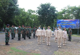 Lanal Batuporon Laksanakan Peraturan Baris Berbaris