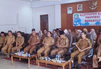 Pemda Kaur Ikuti Meeting Evaluasi AKIP dan ZI Tahun 2024