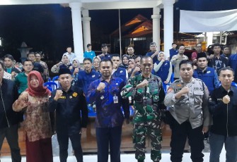 Foto Bersama usai acara Rakor Persiapan Pendistribusian Logistik Pemilu