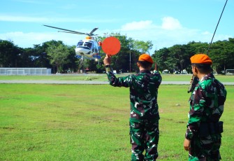 TNI AU Dirikan Posko Satgasud di Posko Induk Tanggap Darurat Bencana Di Lapangan Andi Djemma Kabupaten Luwu