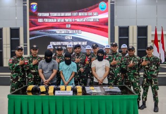 Kodam XII/Tpr Gagalkan Penyelundupan 6,3 Kilogram Sabu