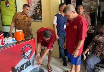 Polres Pontianak Musnahkan Barang Bukti Narkotika Golongan I