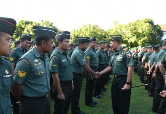  Letkol Inf Dwi Soerjono Salami Semua Prajurit dan PNS Kodim 0802/Ponorogo