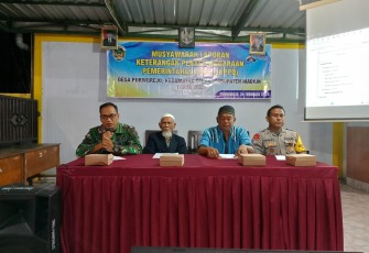 Rapat Laporan Realisasi Anggaran APBDesa Tahun 2023