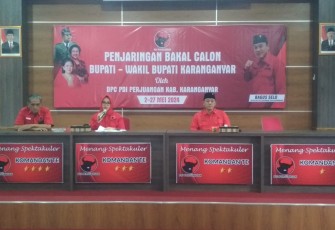 DPC PDIP Karanganyar mulai membuka pendaftaran dan penjaringan Bakal Calon Bupati dan Wakil Bupati Karanganyar, Kamis (2/5/2024)