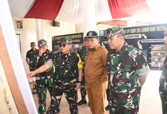Kasrem 081/DSJ Dampingi Tim Wasev Tinjau TMMD ke-119 Kabupaten Blitar 