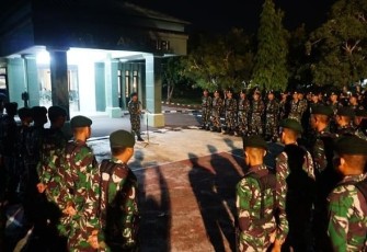 Apel Siaga Pergantian Malam Tahun Baru 2024
