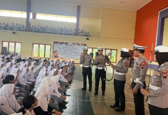 Polresta Pati Sosialisasikan Larangan Knalpot Brong