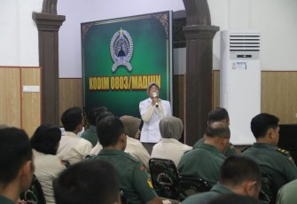 Penyuluhan kesehatan prajurit Kodim 0803 Madiun
