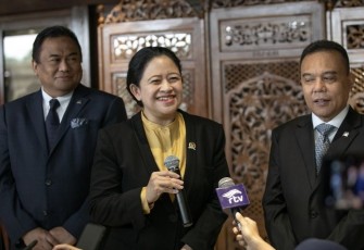 Puan usai syukuran HUT ke-51 PDIP di Solo, Jawa Tengah, Rabu (10/1/2024) malam.