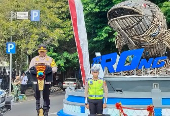 Peresmian monumen knalpot di Pati   