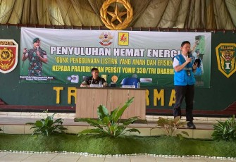 Edukasikan Listrik Aman dan Efisien di Yonif PR 330 Tri Dharma 