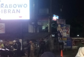 Perketat penjagaan pintu masuk jalan Sisingamaraja Medan